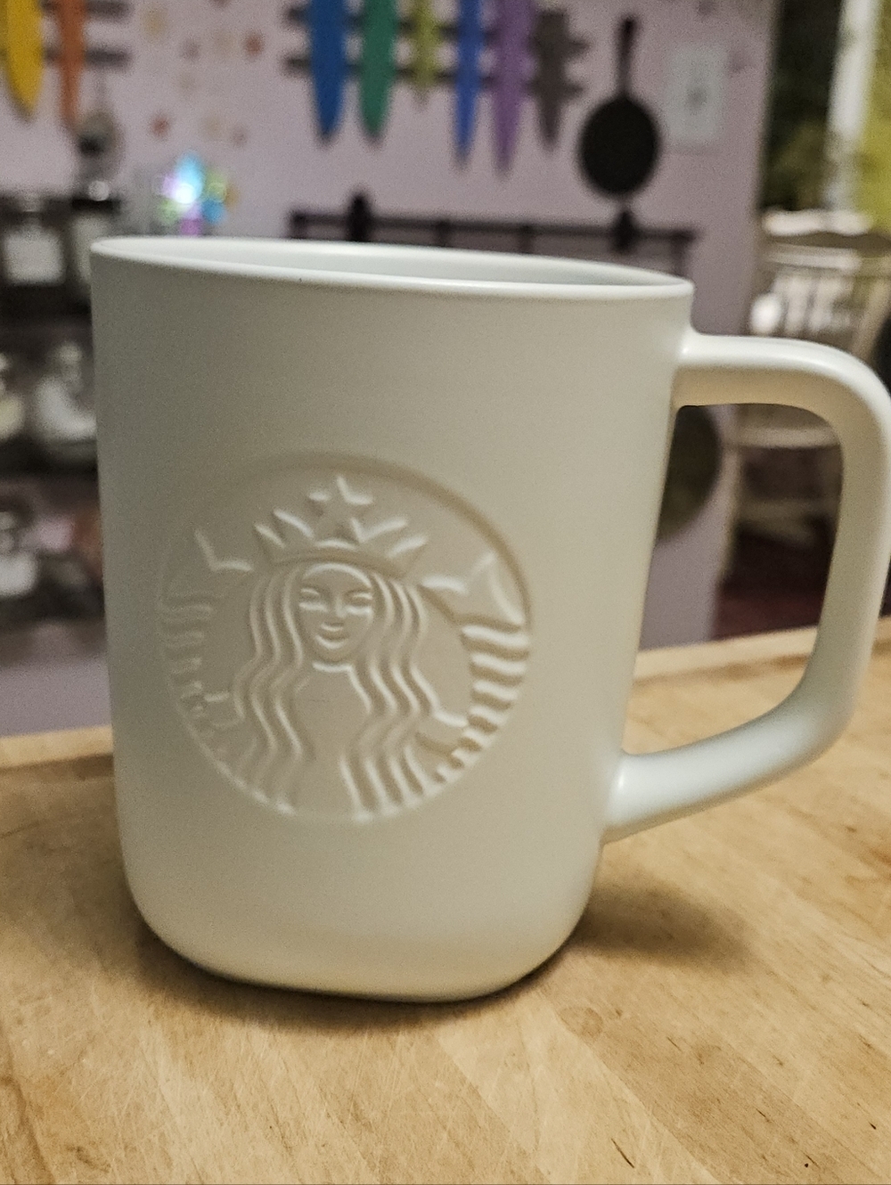 2023 White Siren Mug With Triangle Bottom